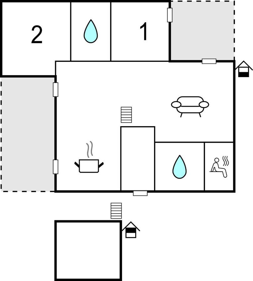 Amazing Home In Lembruch-Duemmer See With Kitchen 外观 照片